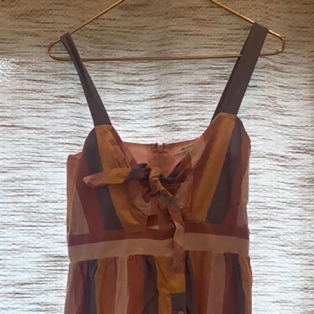 Madewell Tie-Front stripe dress - Picture 5 of 7